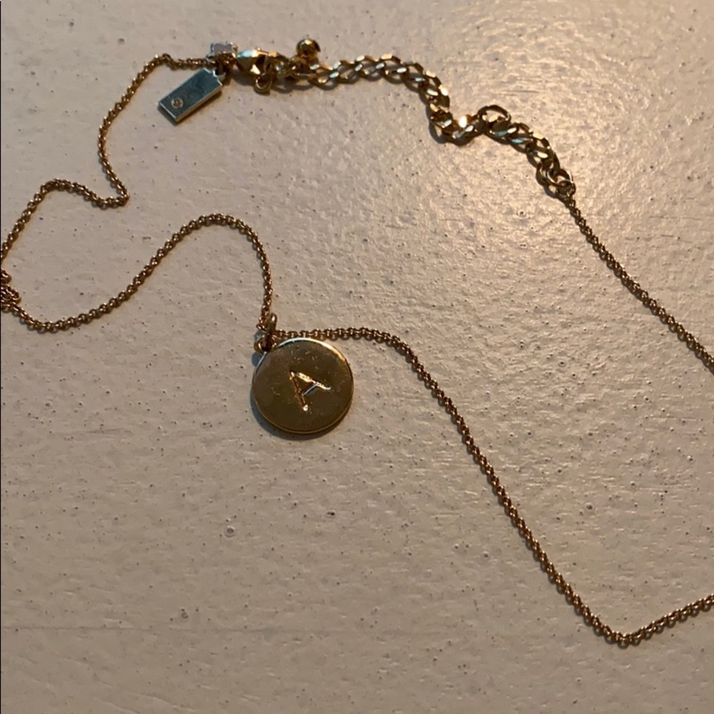 Kate Spade Initial A necklace